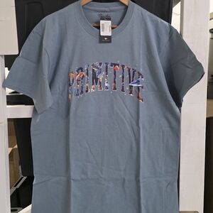 Primitive Skateboarding T Shirt Aquatic size L Large